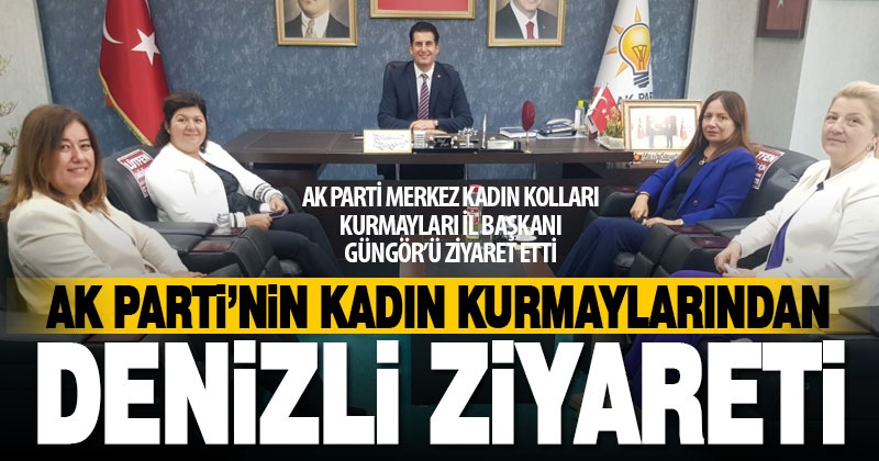 AK Parti Genel Merkez Kadın Kolları kurmaylarından İl Başkanı Güngör’e ziyaret