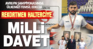 Pamukkale Belediyesporlu rekortmen halterciye milli davet