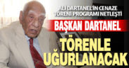 Hayatını kaybeden Ali Dartanel’in cenaze töreni programı netleşti