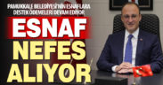 Pamukkale Belediyesi’nin esnaflara destek ödemeleri devam ediyor