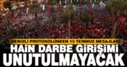 Denizli protokolünden 15 Temmuz mesajları