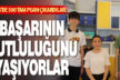 LGS’de 500 tam puan alan öğrenciler başarının mutluluğunu yaşıyor
