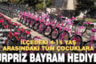 Kale’de 100 öğrenciye bisiklet hediye edildi