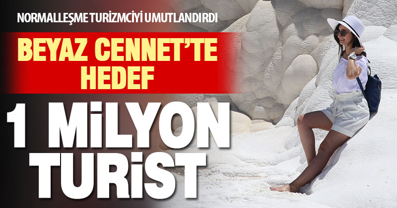 Pamukkale’de bu yıl 1 milyon turist hedefleniyor