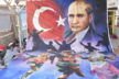 Gençlerden dev Atatürk resmi