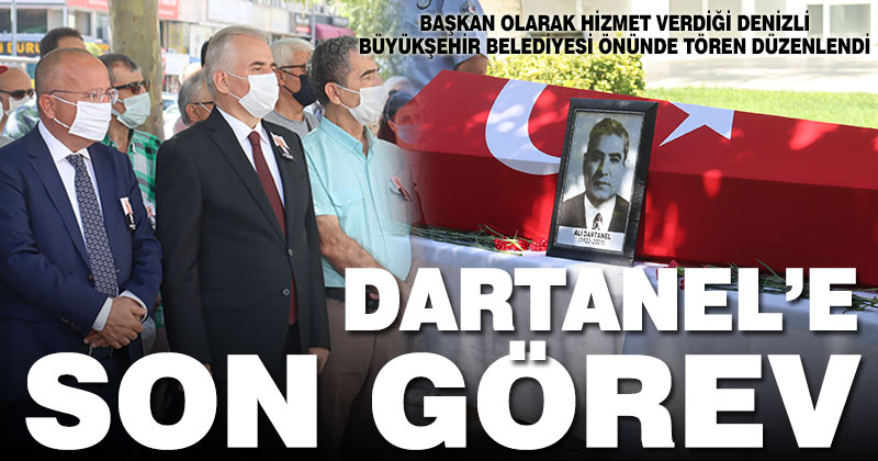 Başkan Ali Dartanel son yolculuğuna uğurlandı