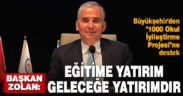 Büyükşehir’den “1000 Okul İyileştirme Projesi”ne destek