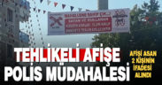 Fatih’te uyuşturucuyla mücadele içerikli tehlikeli afiş