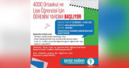 Merkezefendi’de öğrenim yardımı başvuruları başladı
