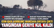 Gün ağarınca yangının bıraktığı hasar ortaya çıktı
