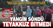 Başkan Zolan yangın bölgesinde: Çakıroluk’ta soğutma ve tarama çalışmaları sürüyor
