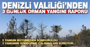 Denizli Valiliği’nden Denizli’deki orman yangınlarının son durumlarıyla ilgili açıklama