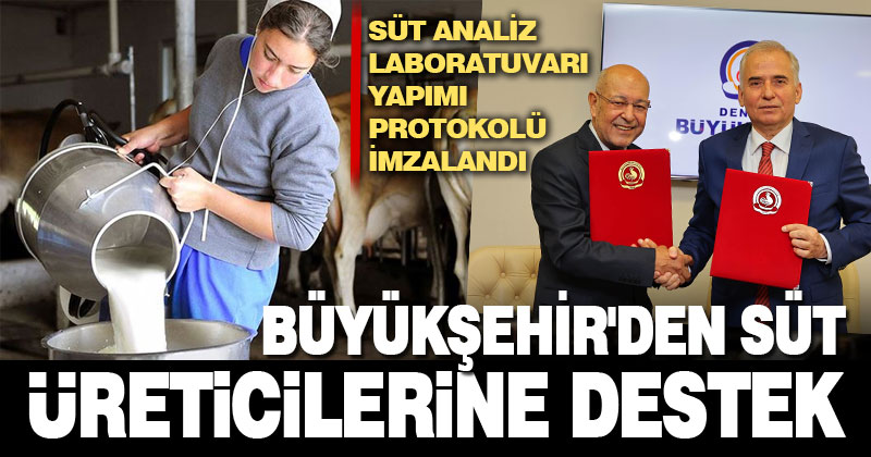 Büyükşehir’den süt üreticilerine dev destek