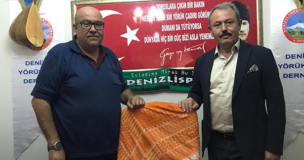 Şahin Tin, Denizli Yörükleri Derneğini ziyaret etti