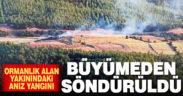 Kaklık’ta anız yangını büyümeden söndürüldü
