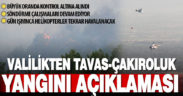 Denizli Valiliği’nden Tavas – Çakıroluk yangını ile ilgili açıklama