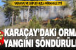 Honaz Karaçay’daki orman yangını söndürüldü