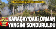 Honaz Karaçay’daki orman yangını söndürüldü