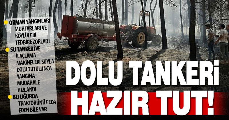 Çiftçi ve muhtarların ‘yangın’ bilinci ormanları koruyor