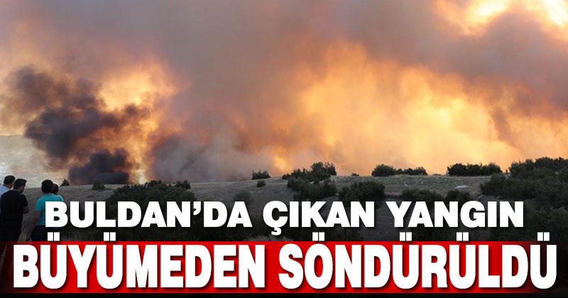 Buldan’da çıkan orman yangını söndürüldü
