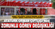Atatürk Orman Çiftliği’nde Şirket Kemal Emecioğlu’na emanet