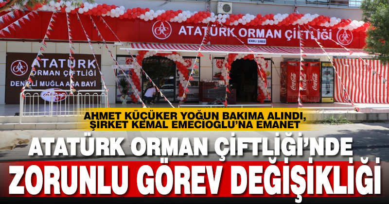 Atatürk Orman Çiftliği’nde Şirket Kemal Emecioğlu’na emanet