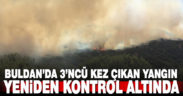 Türlübey Mahallesi’nde 3’ncü kez çıkan yangın kontrol altında