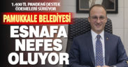 Pamukkale Belediyesi’nin esnafa verdiği destek ödemeleri sürüyor