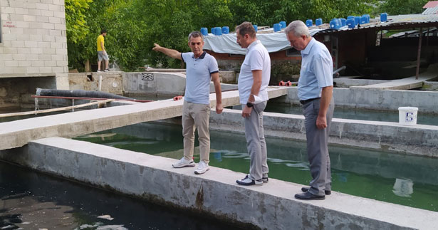 Çameli’de alabalık üreticilerine üst düzey ziyaret