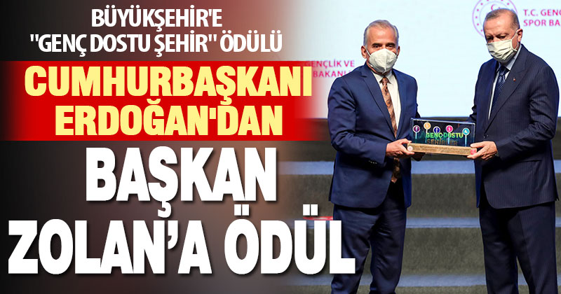 Cumhurbaşkanı Erdoğan’dan Başkan Zolan’a ödül