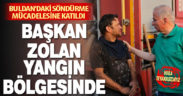 Başkan Osman Zolan yangın bölgesinde: Hala teyakkuzdayız