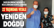 İnsülin direnci nedeniyle kilolarından kurtulamayan 22 yaşındaki Vesile 8 ayda 54 kilo verdi