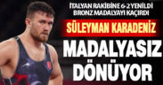 Denizlili Güreşçi Karadeniz bronz madalyayı kaçırdı