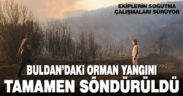 Buldan’daki yangın söndürüldü