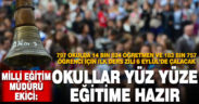 Denizli’de 797 okulda 183 bin 757 öğrenci için hazırlıklar tamamlandı