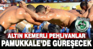 Altın kemerli pehlivanlar Pamukkale’de buluşacak