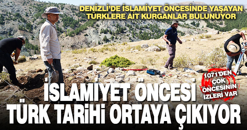 Denizli, Muğla ve Antalya’daki kurgan kazılarında İslamiyet öncesi Türklere ait izlere rastlandı