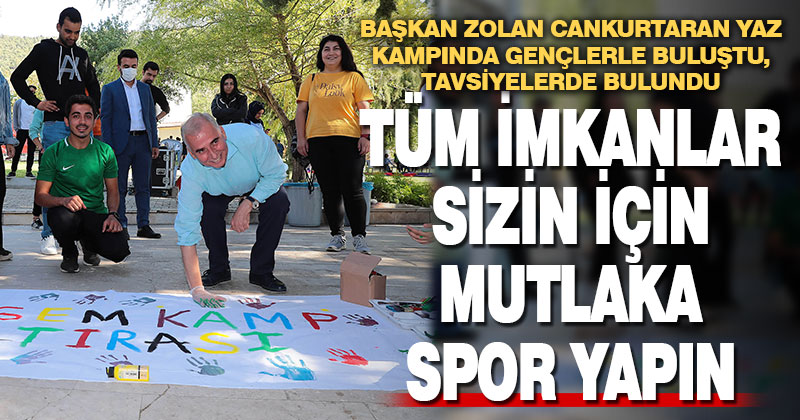 Başkan Zolan gençlerle buluştu