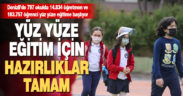 Okullarda yüz yüze eğitim için hazırlıklar tamamlandı