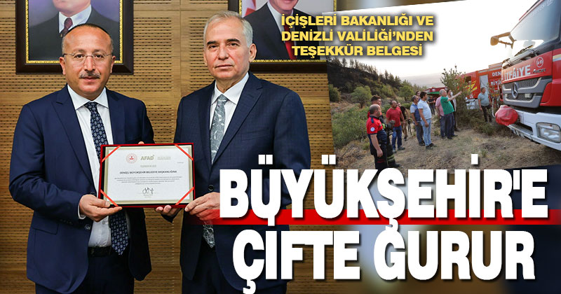 Büyükşehir’e çifte gurur