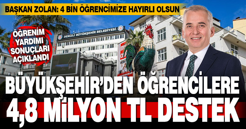 Büyükşehir, öğrenim yardımı sonuçlarını açıkladı: 4 bin öğrenciye destek