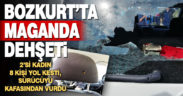 Şehir magandaları bir aracın yolunu kesip sürücüsünü kafasından vurdu
