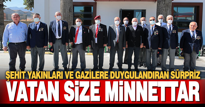 Büyükşehir’den şehit yakınları ve gazilere duygulandıran sürpriz: Vatan size minnettar