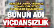 Denizlili çobanın engelli oğlu için bankaya para yatırmaya çalışırken dolandırıldı