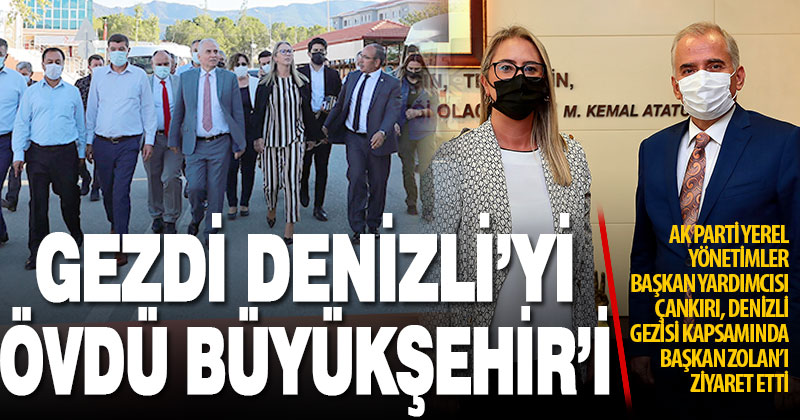 Denizli ziyaretini sürdüren Ak Parti Yerel Yönetimler Başkan Yardımcısı Çankırı Başkan Zolan’ı ziyaret etti