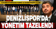 Denizlispor’daki olağanüstü kongre ile yönetim tazelendi