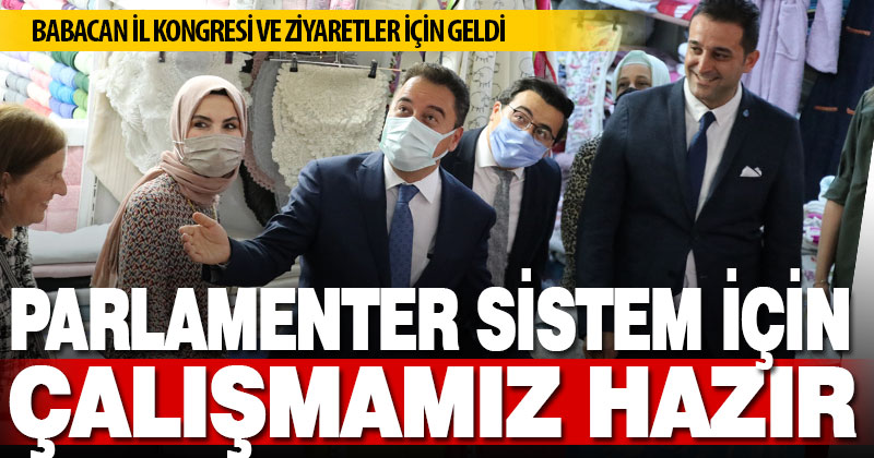 DEVA Partisi Genel Başkanı Babacan, Denizli’de ziyaretlerde bulundu