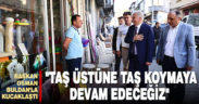 Başkan Zolan Buldan’la kucaklaştı