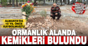 Almanya’da ormanlık alanda kemikleri bulunan kişi, Denizli’de son yolculuğuna uğurlandı