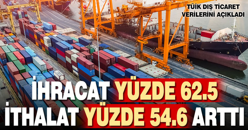 TÜİK dış ticaret verilerini açıkladı
